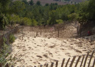 La colline de sable à Saint Cyr sur Mer